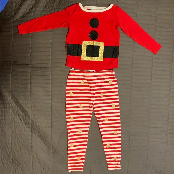 Mud Pie Other - Mudpie little girls Santa outfit